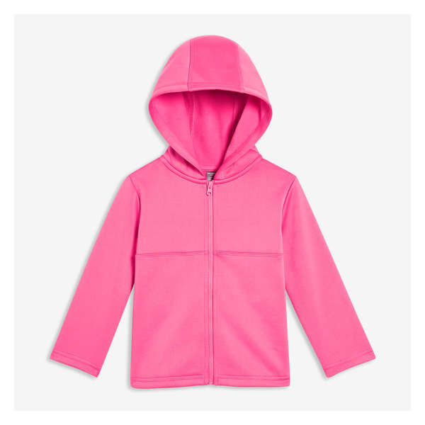 Toddler Girls' Active Hoodie - Bright Pink